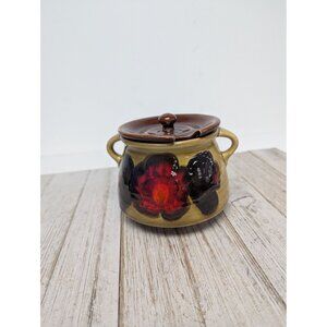 Vintage Zell am Harmersbach Lima Sugar Bowl w/ Lid West Germany 4777